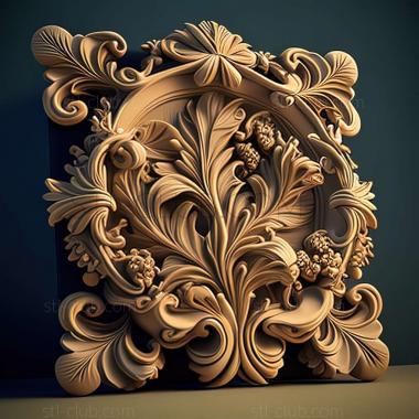 3D model Rococo (STL)